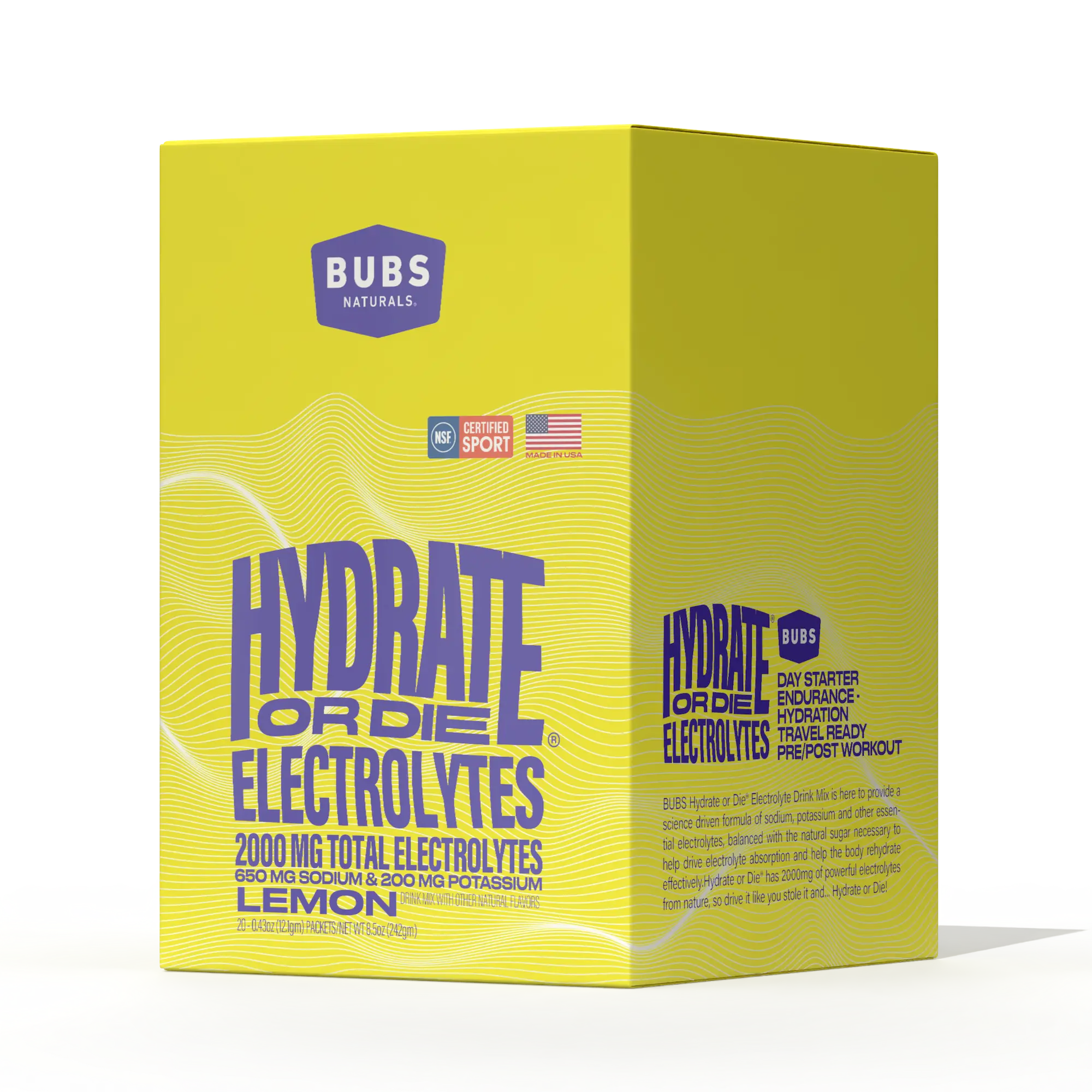 ORS Electrolytes - Lemon - Case Pack (6-20ct cartons) - Image 3
